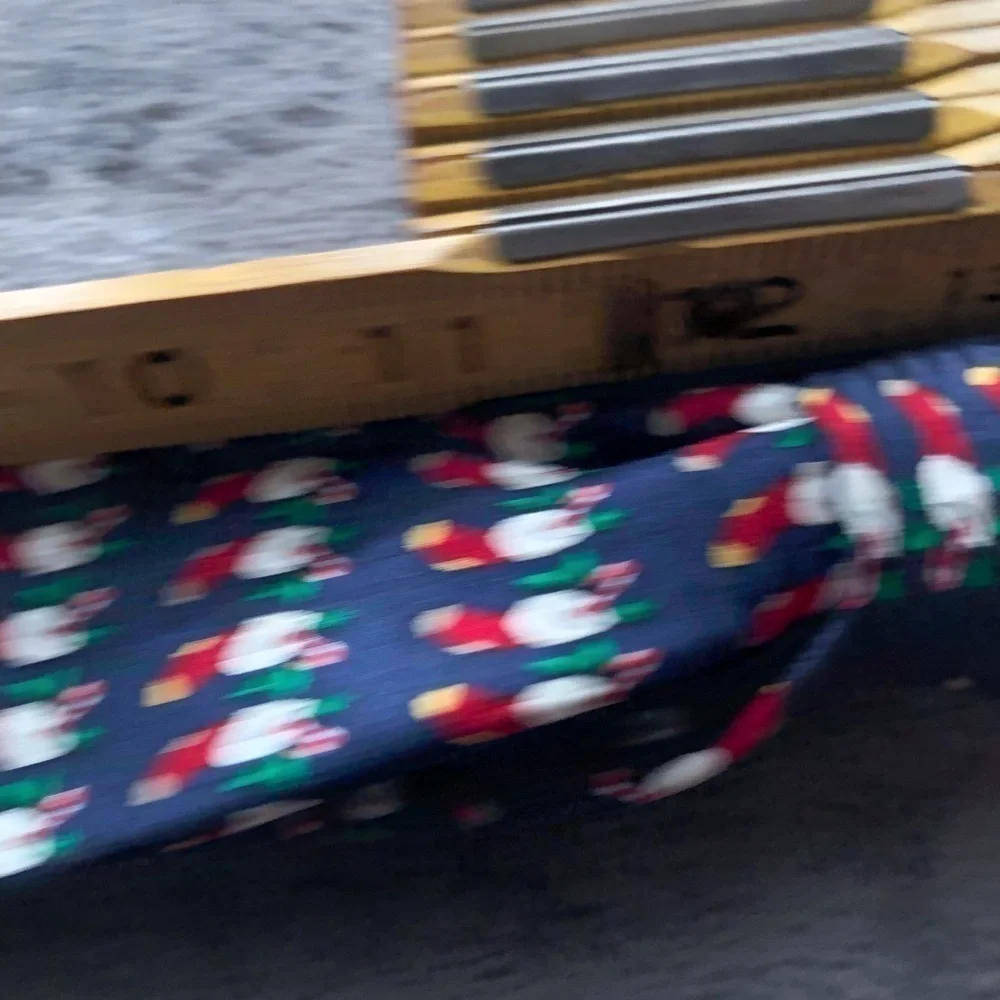 𝅺CHILDREN’S Christmas Silk Tie Stockings and‎ Candy Cane